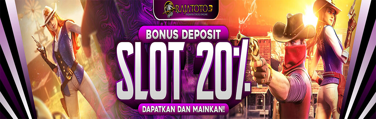 BONUS DEPOSIT SLOT 20% Banner