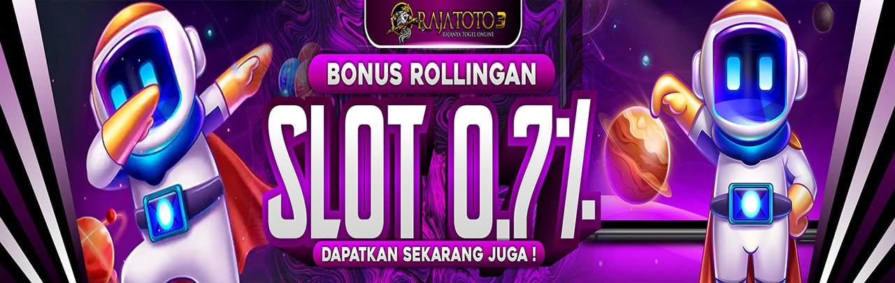 BONUS ROLLINGAN SLOT DAN CASINO 0.7% Banner