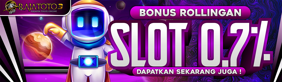 BONUS ROLLINGAN SLOT DAN CASINO 0.7% Banner