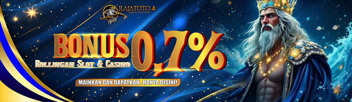 BONUS ROLLINGAN SLOT DAN CASINO 0.7% Banner