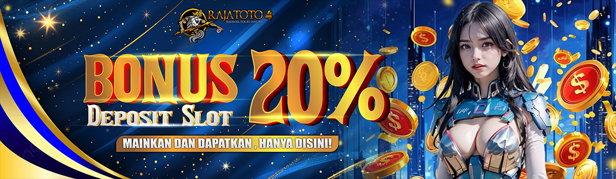 BONUS DEPOSIT SLOT 20% Banner