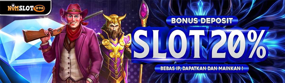 Bonus Deposit Slot 20% Banner