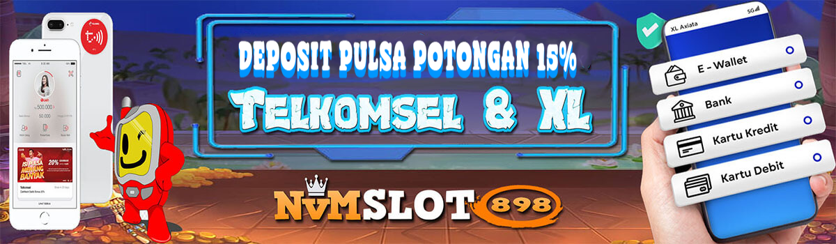 Deposit Pulsa Potongan 15% Banner
