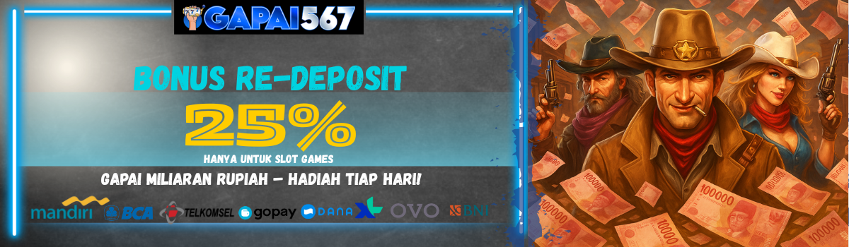 BONUS RE-DEPOSIT Banner