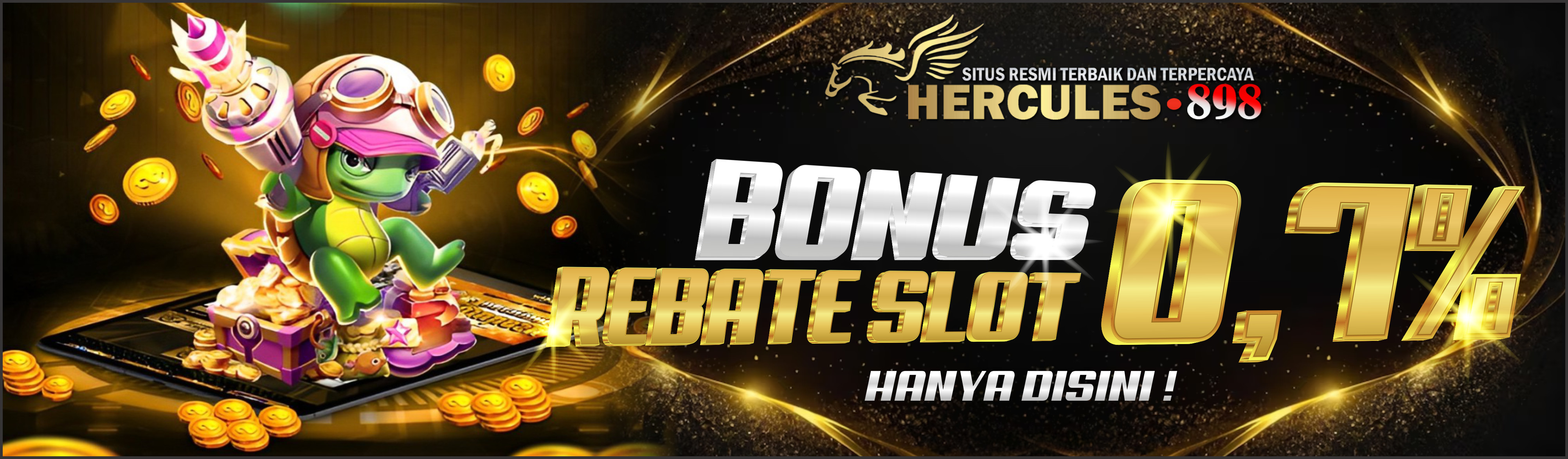 REBATE SLOT 0.7% Banner