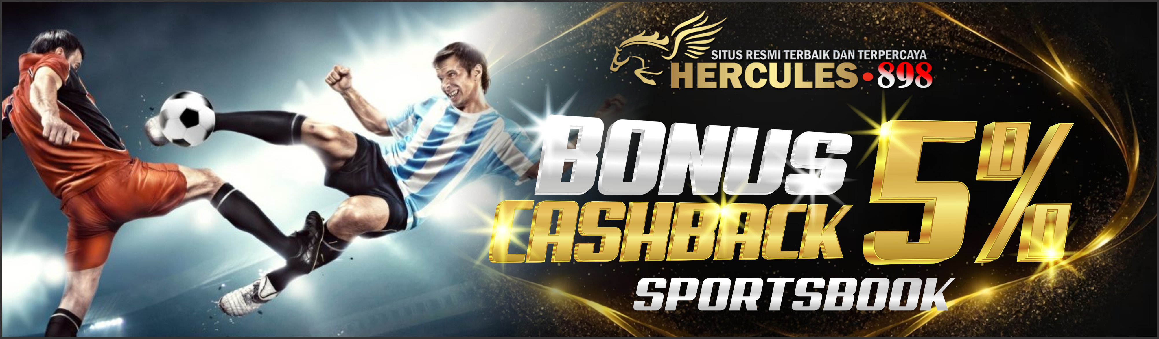 CASHBACK SPORTBOOK 5% Banner
