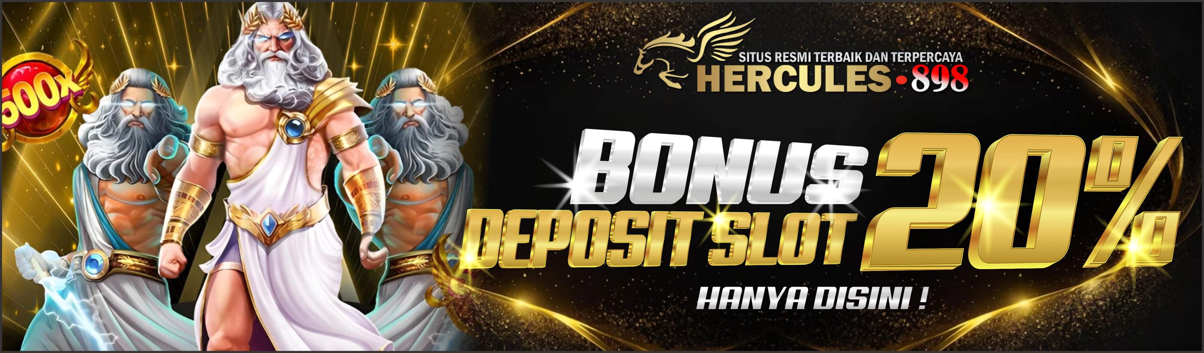 BONUS DEPOSIT SLOT 20% Banner