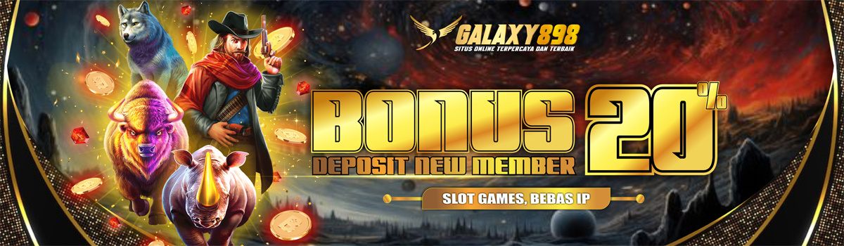 BONUS NEW MEMBER 20% Banner