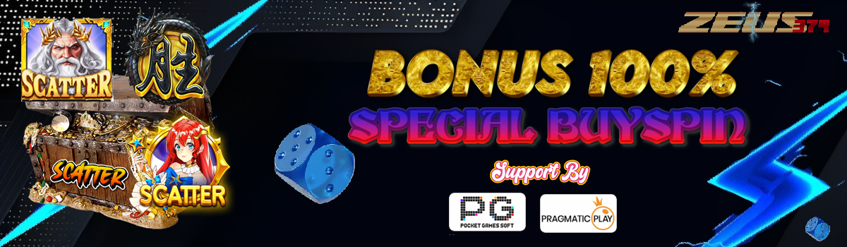BONUS 100% SPECIAL BUYSPIN Banner