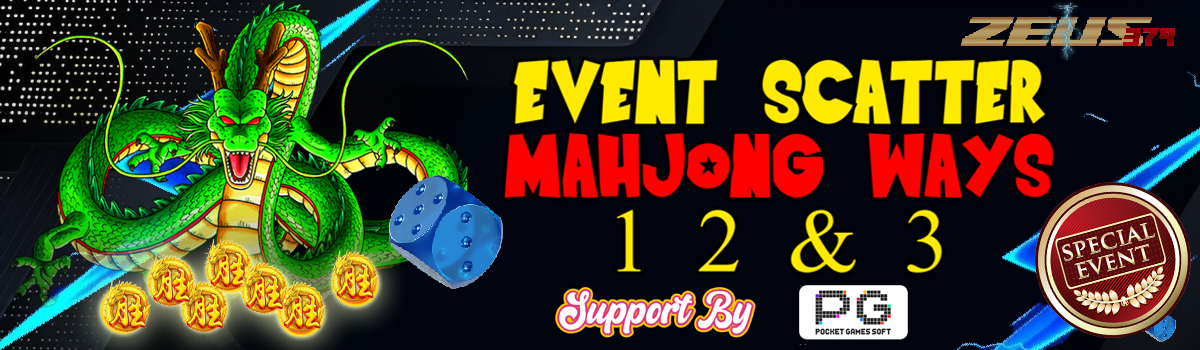 EVENT BONUS SCATTER MAHJONG WAYS Banner