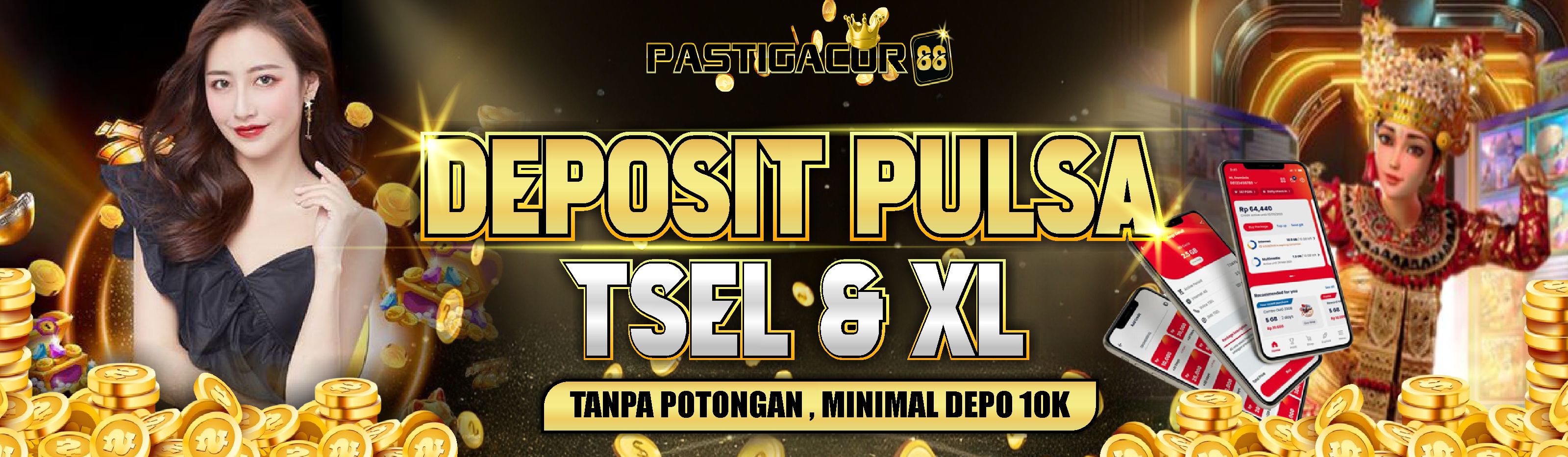Deposit Pulsa tanpa potongan tsel dan xl