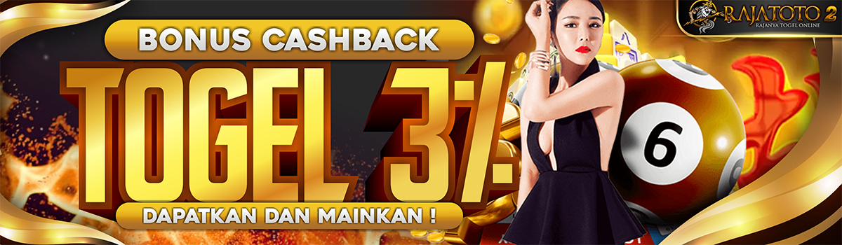 BONUS CASHBACK KEKALAHAN TOGEL 3% Banner